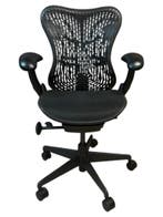 1250x Herman Miller Mirra Bureaustoelen - Incl. Garantie!, Verzenden, Zwart, Zo goed als nieuw, Bureaustoel