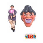 Sarah pop met masker en 50 jaar sticker - 50 Sarah versier.., Hobby en Vrije tijd, Feestartikelen, Verzenden, Nieuw