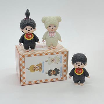 Kawaii Hairy Monkey Blind Box Speelgoed Poppetjes - Decorati