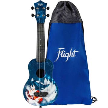 Flight UTS-42 KUMIHO Ultra Travel Soprano Ukulele met, Ophalen of Verzenden, Nieuw