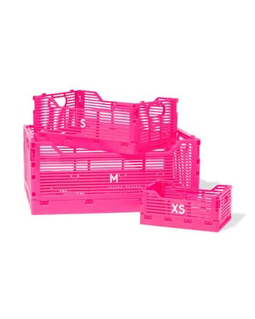HEMA Klapkrat letterbord recycled felroze laag geprijsd, Verzenden, Nieuw