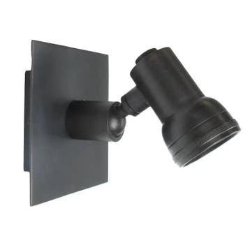 Opbouwspot Indigo Mini Swirl Antiek Gun Metal, Verzenden, Nieuw, Overige materialen, Plafondspot of Wandspot