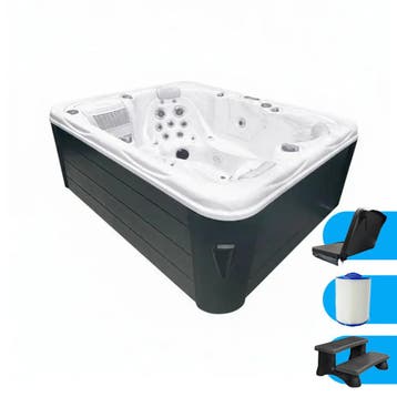 Spa Ohio | 3 persoons | Jacuzzi | 210x170x90cm, Tuin en Terras, Bubbelbaden en Hottubs, Ophalen of Verzenden, Nieuw, Vast