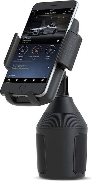 Telefoonhouder auto – Bekerhouder Cup Holder – One-Touch, Ophalen of Verzenden, Nieuw