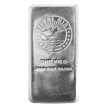 1 kilogram - Zilver .999 - 1 Kilo 999 Fine Silver Bar First