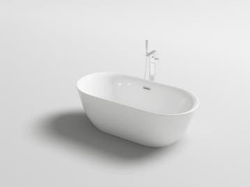 Veiling - Vrijstaand bad Wit - 170x80x60cm - incl. drain & s, Nieuw