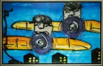 Herman Brood | Giclée: Airplane, Afmeting: 100cm x 160cm, Ophalen of Verzenden