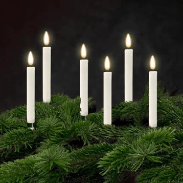 LED Kerstboom Kaarsverlichting met REAL FLAME™, Huis en Inrichting, Woonaccessoires | Kandelaars en Kaarsen, Verzenden, Nieuw