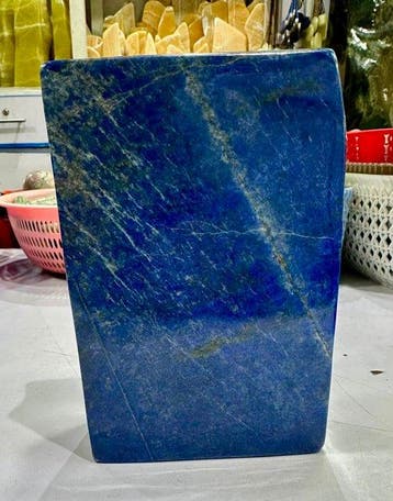 Lapis Lazuli Freeform Vrije vorm - Hoogte: 170 mm - Breedte:, Verzamelen