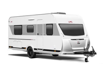 LMC Sasino 460 E - Lichtgewicht, Enkele bedden (zondag open), Serviceluik, Treinzit, 5 tot 6 meter, LMC en Münsterland