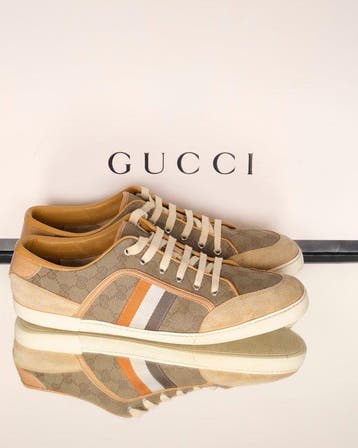 Gucci - Sneaker Gucci monogram - Sneakers - Maat: EU 43.5, Nieuw