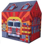 Speeltent Brandweer 102cm | Polyester | Laatste Stuks!, Ophalen of Verzenden, Nieuw, Kunststof