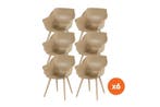 Set van 6 - Hartman Sophie Studio dining kuipstoel -, Tuin en Terras, Verzenden, Nieuw, Overige materialen