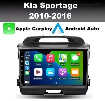 Kia Sportage 2010-2016 apple carplay android 14 navigatie, Auto diversen, Autonavigatie, Nieuw, Ophalen of Verzenden