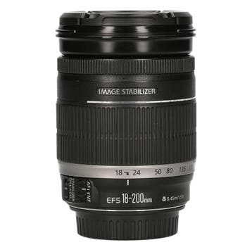 Canon EF-S 18-200mm f/3.5-5.6 IS met garantie, Audio, Tv en Foto, Fotografie | Lenzen en Objectieven, Ophalen of Verzenden, Gebruikt