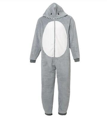 Onesie, Jumpsuit Haai hooded mens size XXL, Kinderen en Baby's, Carnavalskleding en Verkleedspullen, Jongen of Meisje, Nieuw, 170 of groter