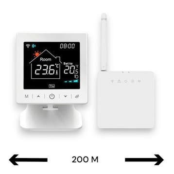 Smart WiFi Opbouw Thermostaat | Tiptoetsbediening | Draadloo, Ophalen of Verzenden, Nieuw