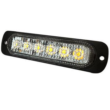 6 LEDs flitser oranje 10-30V  R10, Verzenden, Nieuw