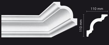 Kroonlijst Nomastyl A+ (110 x 110 mm), lengte 2 m, Ophalen of Verzenden, Nieuw