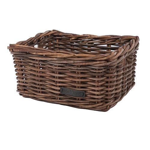 Wicked Rieten Fietsmand Bruin Maat Medium, Fietsen en Brommers, Fietsaccessoires | Fietsmanden, Nieuw, Verzenden