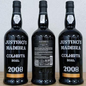 2008 Justinos Madeira, Colheita Boal - Madeira DOC, Boal, Nieuw