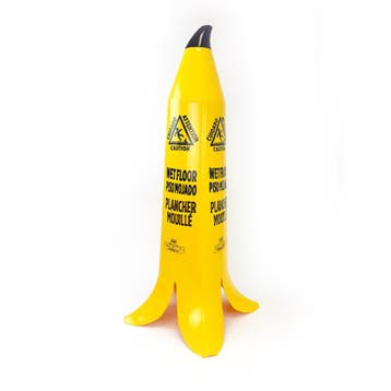Banana Cone pas - op - glad - bord - Geel - Polypropyleen, Verzenden