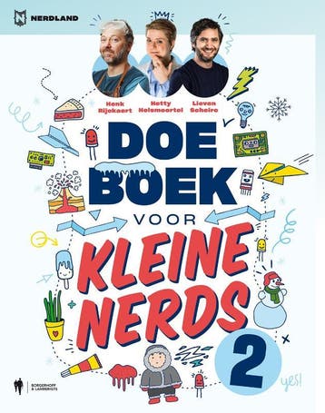 Doeboek voor kleine nerds / 2 / Nerdland - Lieven Scheire, Boeken, Verzenden, Zo goed als nieuw, Lieven Scheire
