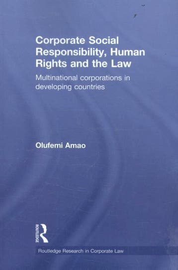 Corporate Social Responsibility, Human Rights and the Law, Boeken, Verzenden, Zo goed als nieuw, Olufemi Amao