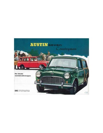1961 MINI SEVEN COUNTRYMAN BROCHURE NEDERLANDS, Nieuw, Author