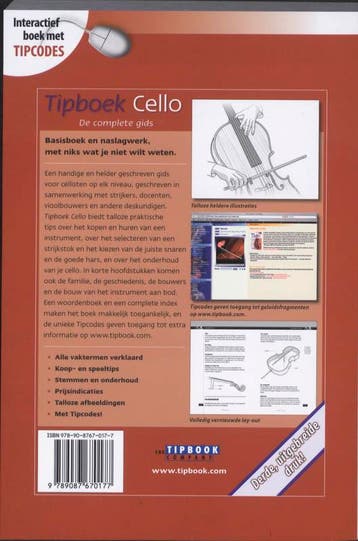 Tipboek Cello 9789087670177 Hugo Pinksterboer, Boeken, Verzenden, Zo goed als nieuw, Hugo Pinksterboer