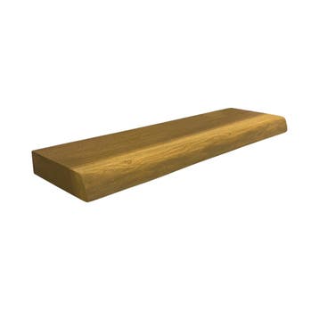 Houten wandplank - Smoked oak - Klein - 4cm dik eiken - Boom, Verzenden, Nieuw