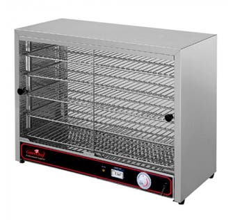 Warmhoudvitrine | 1000W | RVS | 64x36x53(H) cm CaterChef, Verzenden, Nieuw in verpakking