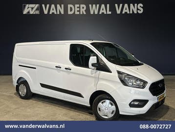 Ford Transit Custom | 2.0 TDCI 130pk L2H1 Euro6 Airco |, Auto's, Gebruikt, Euro 6, Wit, Dealer onderhouden