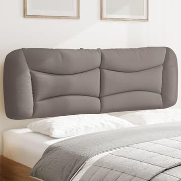 vidaXL Hoofdbordkussen Hvar 160 cm stof taupe, Verzenden, Nieuw, Stof
