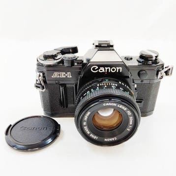 Canon AE-1 + FD 2/50mm | Analoge camera, Nieuw