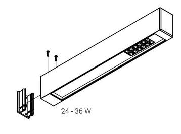gevelverlichting BEAM LED SCONE 26>67W, Nieuw