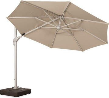 Lanterfant Hangparasol Duuk Ø330 cm - Ecru, Tuin en Terras, Parasols, Ophalen of Verzenden, Nieuw