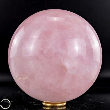 Natuurlijke rozenkwartsbol uit Brazilië- 1644.75 g
