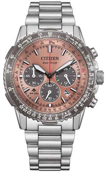 Citizen CA4664-60X Navihawk Eco-Drive horloge, Staal, Verzenden, Nieuw, Polshorloge