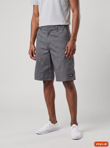 Dickies Korte broeken Heren maat W34 Grijs Vintage, Ophalen of Verzenden, Nieuw