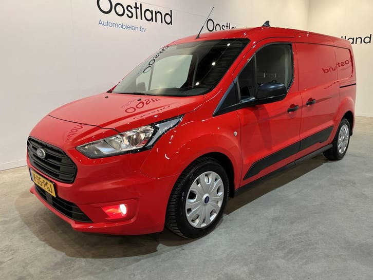 Ford Transit Connect 1.5 EcoBlue L2 Trend, Auto's, Bestelauto's, Lease, Overige kleuren, Handgeschakeld, Rood, Ford, Financial lease