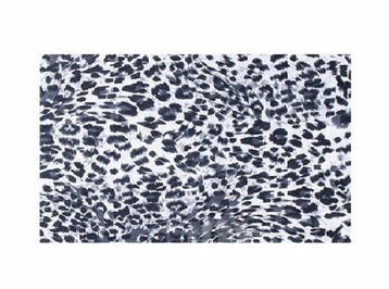 Haarband Multifunctioneel 45x25cm - Panter Patroon - Zwart, Nieuw