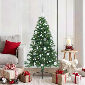vidaXL Kunstmatig Voorverlicht Kerstboom met 150 LED Groen, Diversen, Kerst, Verzenden, Nieuw