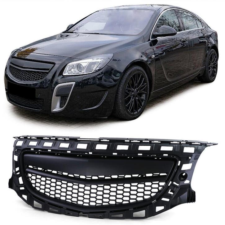 Zwarte Gril Zonder Embleem Opel Insignia A OPC Optiek PA061, Auto-onderdelen, Carrosserie en Plaatwerk, Nieuw, Herkomst onderdeel bekend