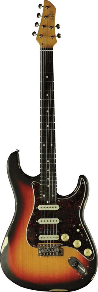 EKO Aire Relic elektrische gitaar Sunburst, Muziek en Instrumenten, Verzenden, Nieuw
