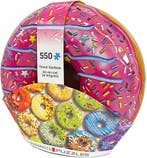 Donut Rainbow Tin Puzzel (550 stukjes) | Eurographics -, Hobby en Vrije tijd, Denksport en Puzzels, Verzenden, Nieuw