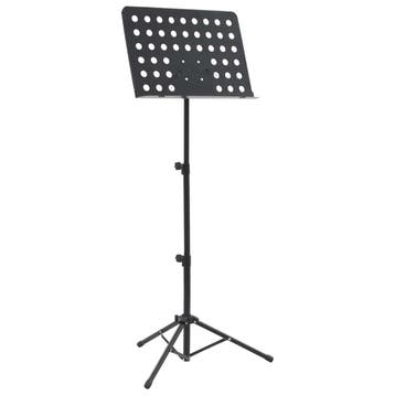 vidaXL Muziekboekenstandaard staal zwart, Muziek en Instrumenten, Verzenden, Nieuw