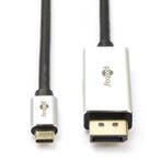 USB C naar DisplayPort kabel | Goobay | 2 meter (8K@60Hz), Verzenden, Nieuw