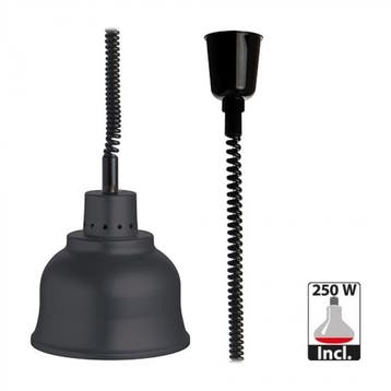Warmhoudlamp | Zwart aluminium | 70-170 cm CaterChef, Verzenden, Nieuw in verpakking