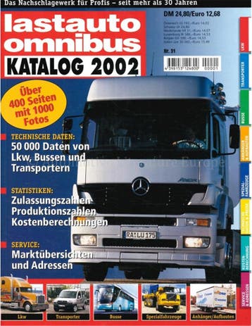 2002 LASTAUTO OMNIBUS JAARBOEK 31 DUITS, Nieuw, Author